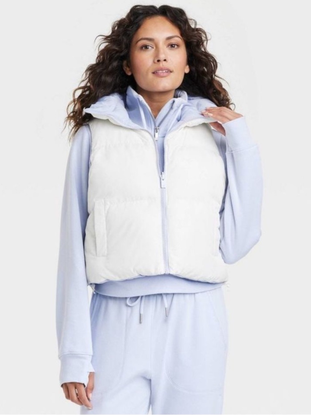 All in Motion Reversible Snowsport Short Puffer Vest || Medium